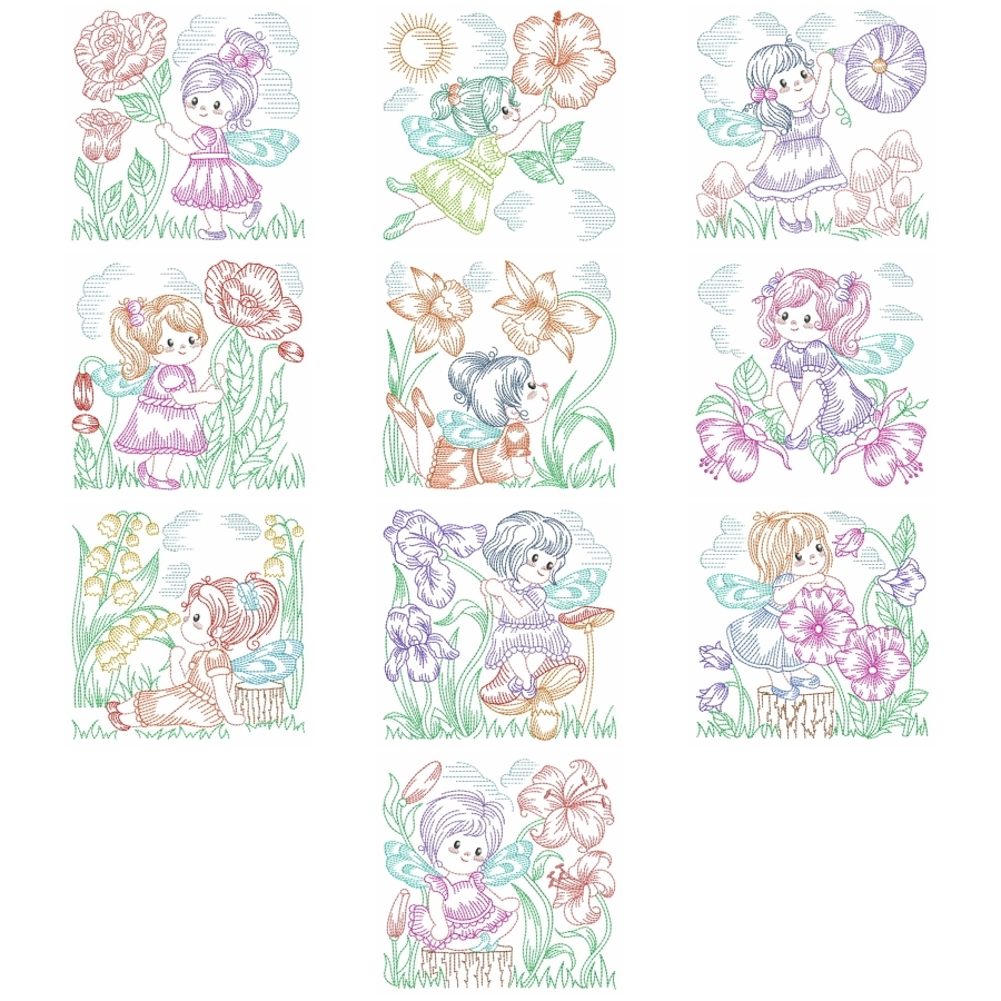 Vintage Flower Fairy