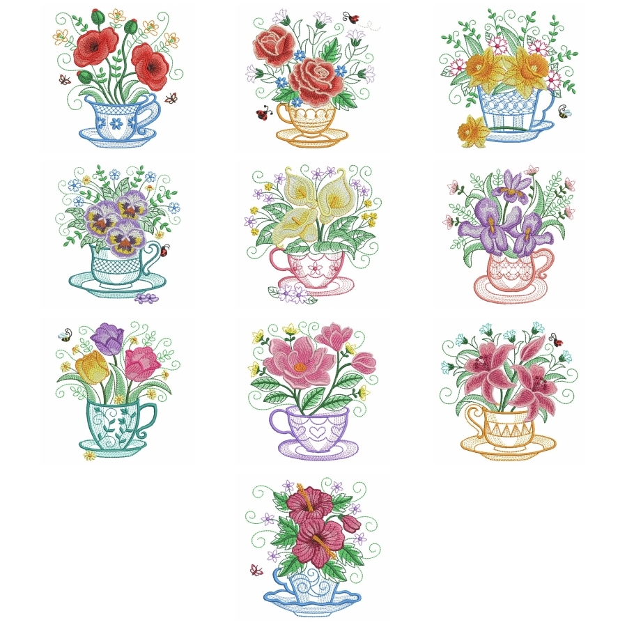 Teacup In Bloom 5