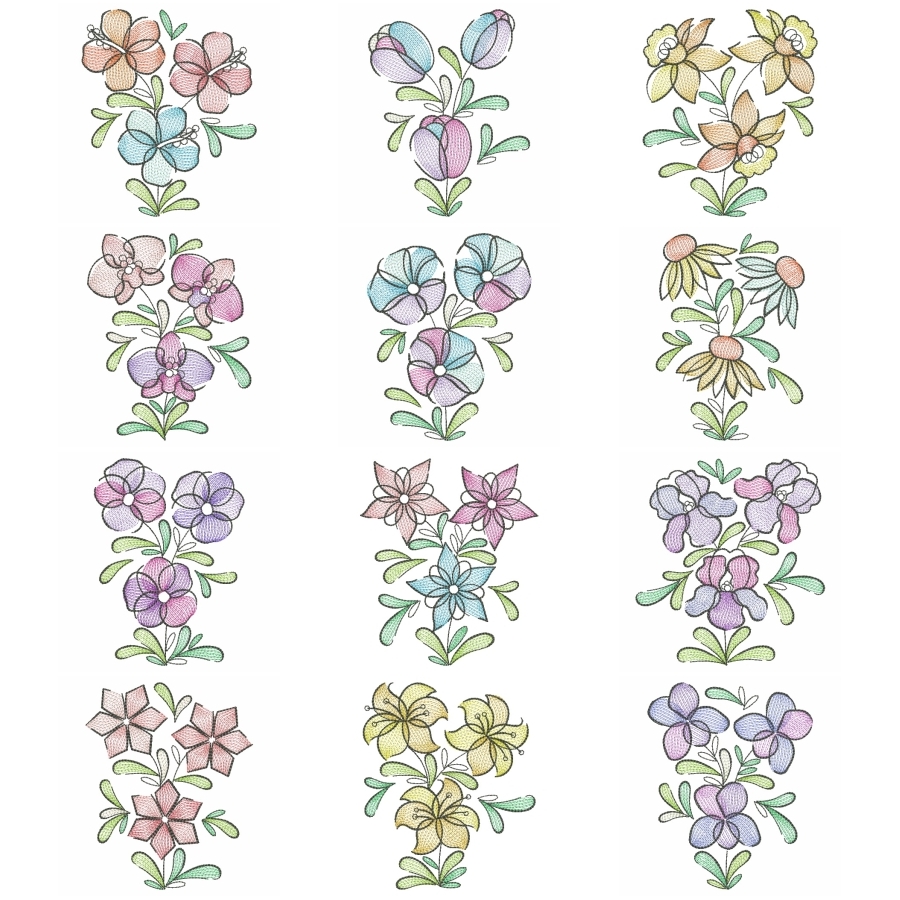 Doodle Flowers 4