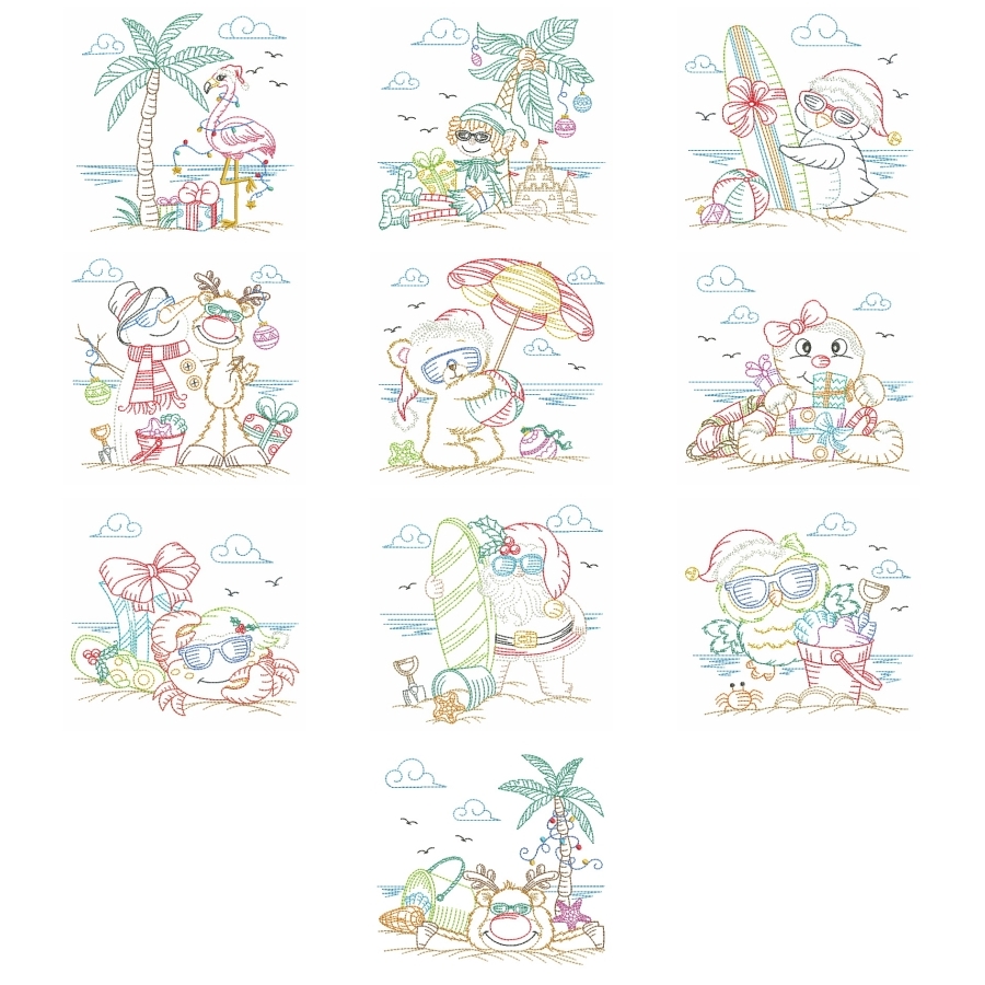 Vintage Tropical Christmas