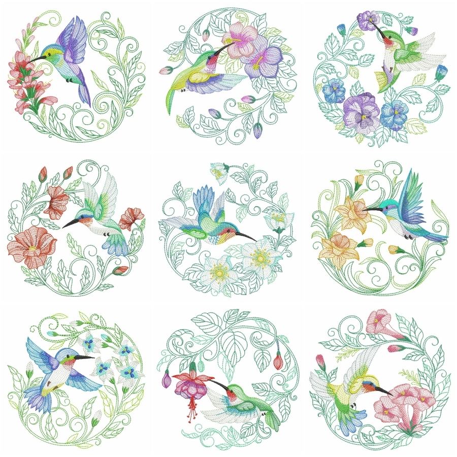 Vintage Hummingbirds 3