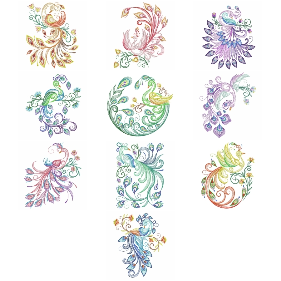 Filigree Peacock