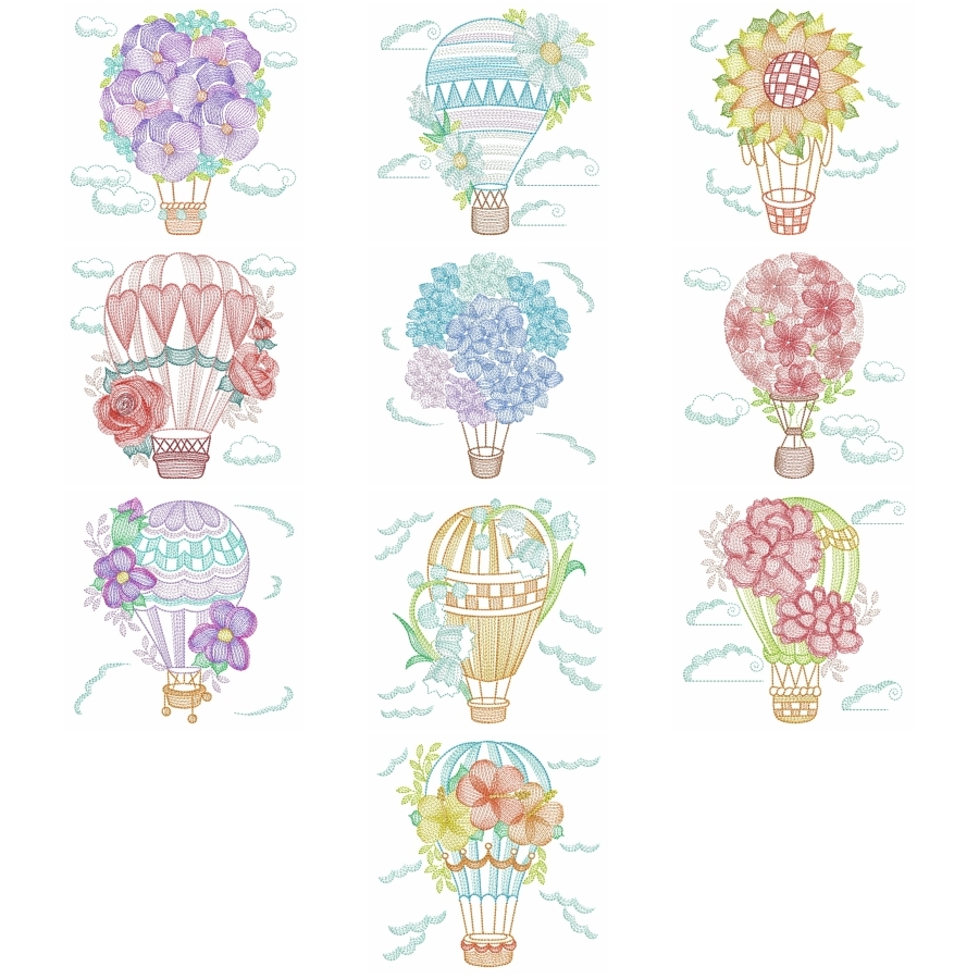 Blooming Hot Air Balloon