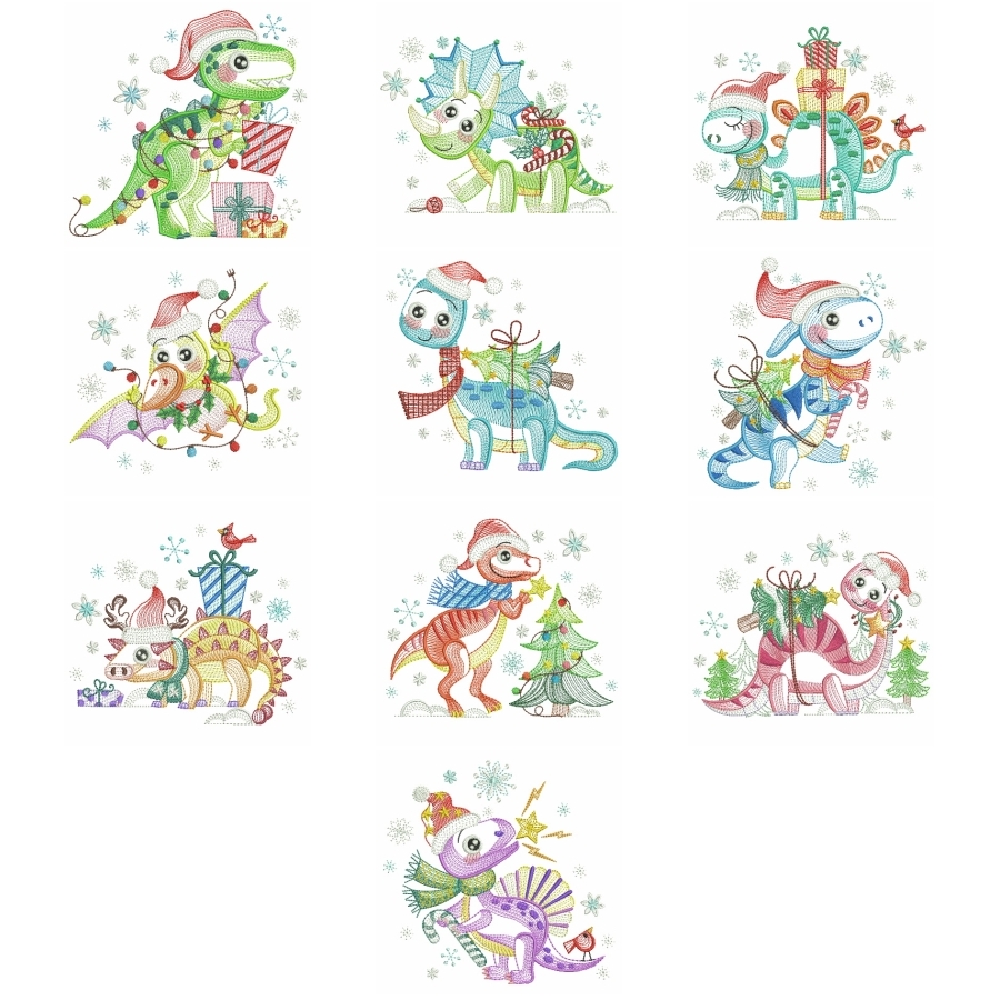 Christmas Dinosaurs