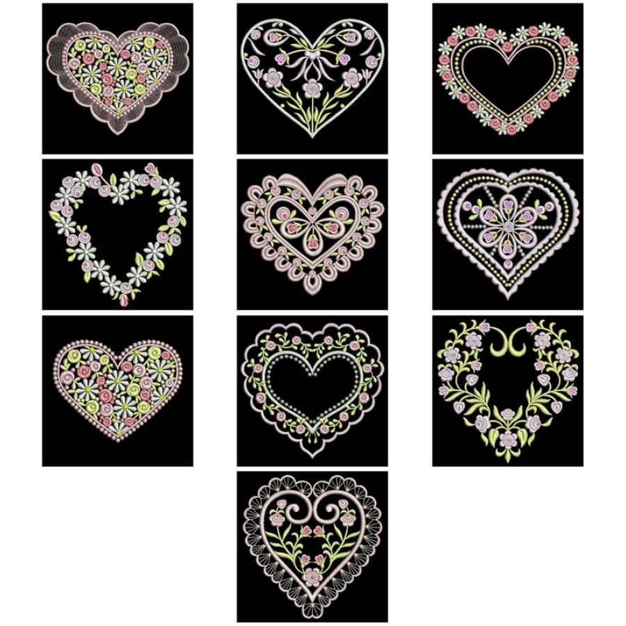 Floral Hearts 2