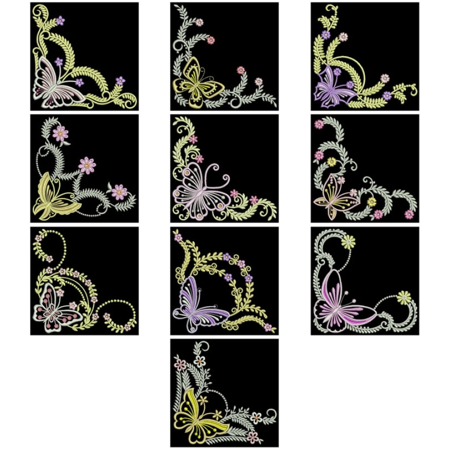 Dancing Butterfly Corners 2