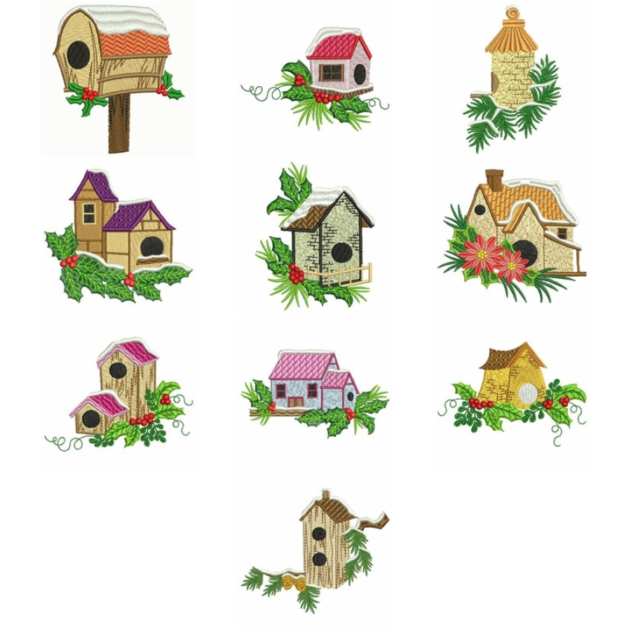 Winter Birdhouses