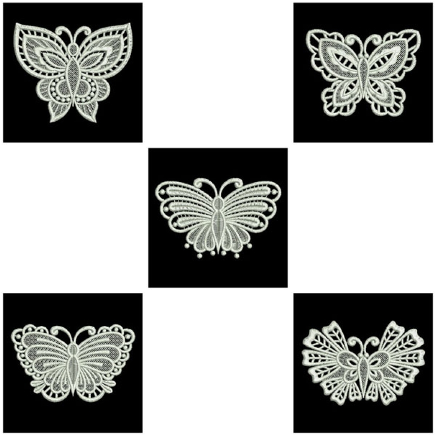 FSL Butterfly Ornaments 2