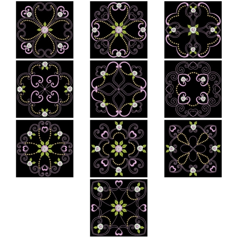 Delightful Rose Quilt 2