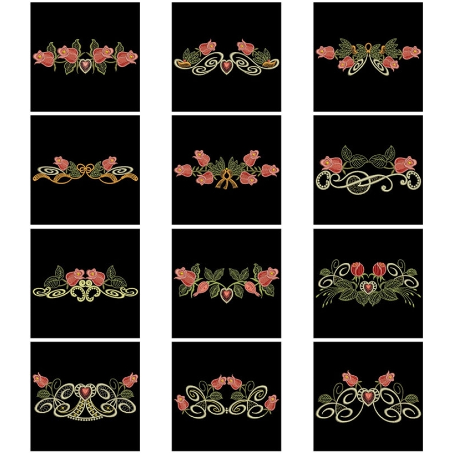 Red Roses Border