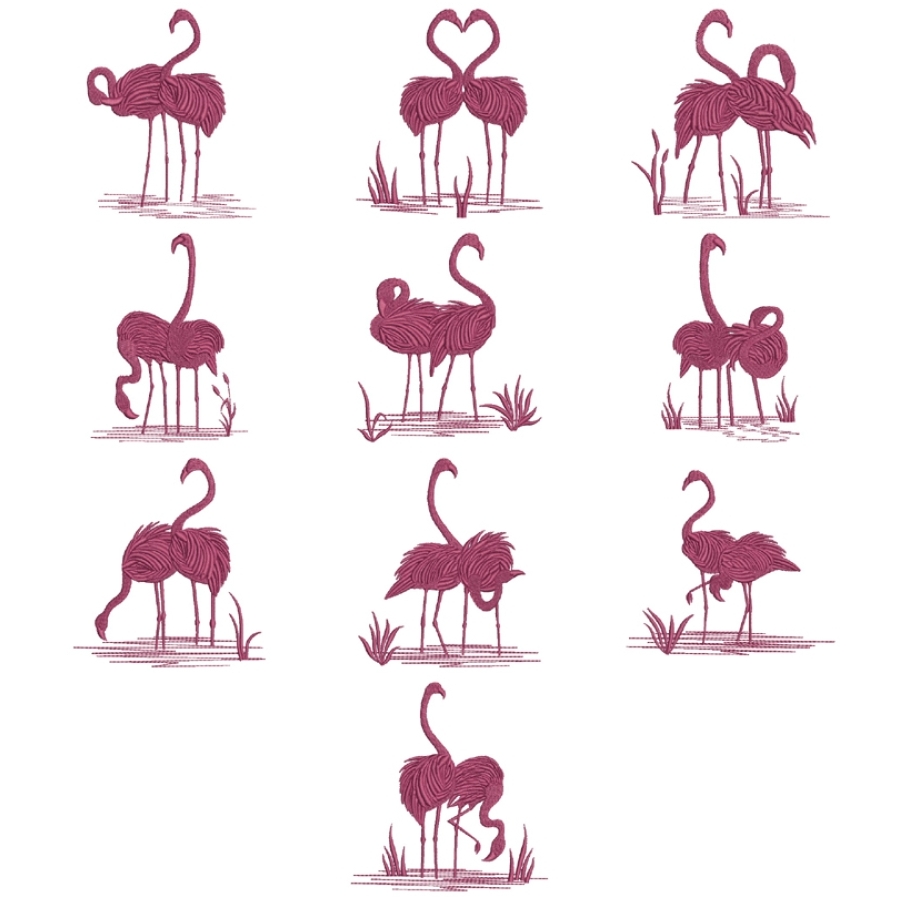 Flamingo Silhouettes