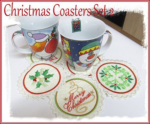 Christmas Coasters Set 2-3