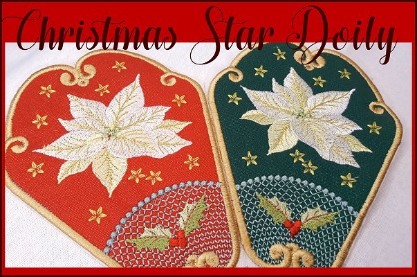 Christmas Star Doily-3