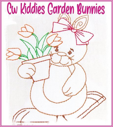 Colorwork Kiddies Garden Bunnies-4