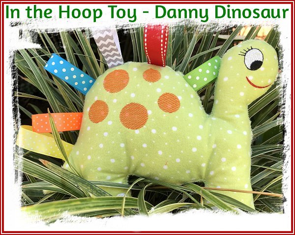 In the Hoop - Danny Dino Toy and Applique-3