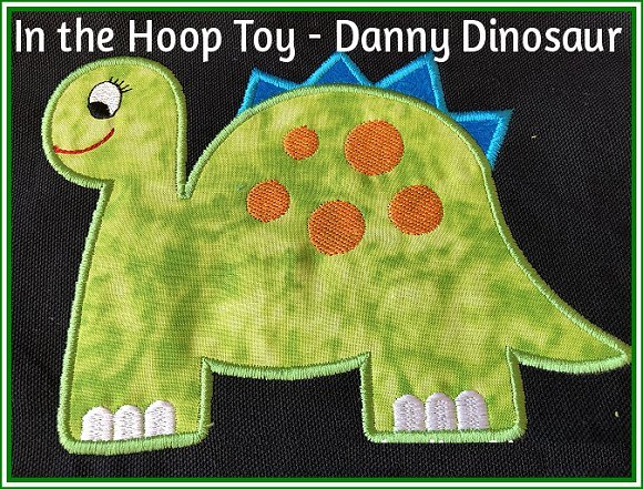 In the Hoop - Danny Dino Toy and Applique-4