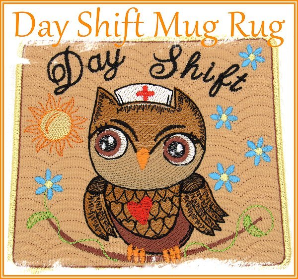 Owl Day and Night Shift Mug Rugs Combo-3