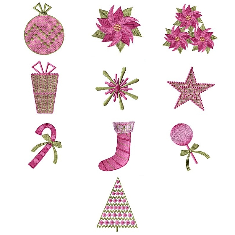 Pink Christmas Medley | OregonPatchWorks