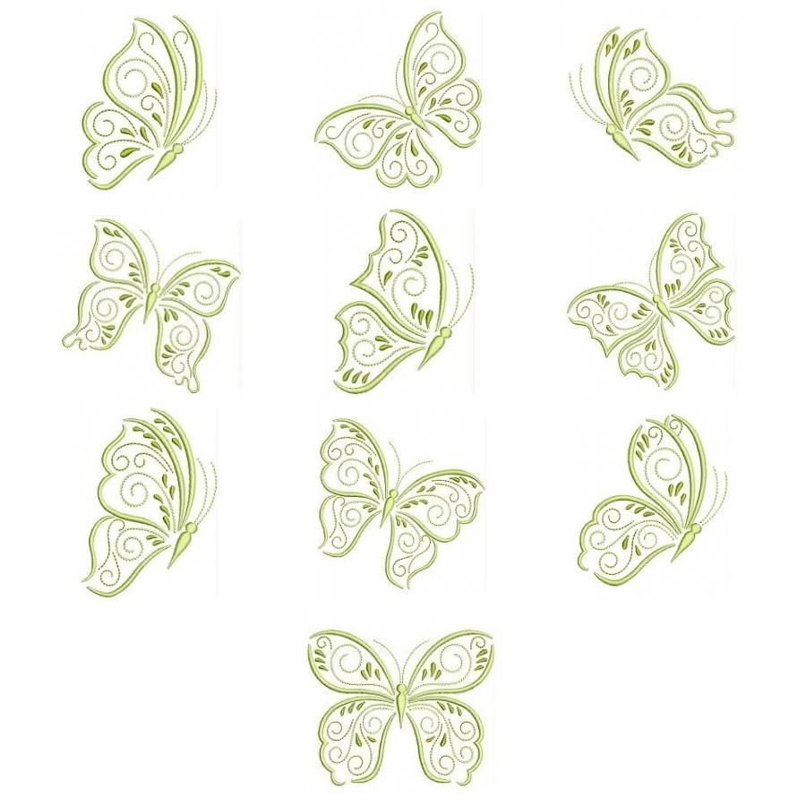 Springtime Butterflies Set 2 