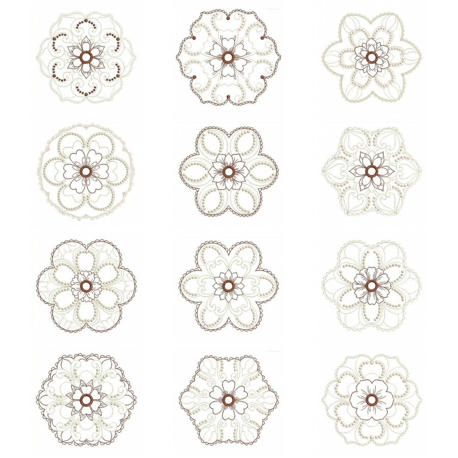 Pearl Quilt Circles 