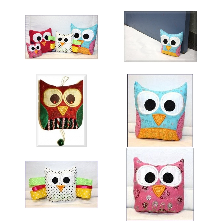 Hooty Owl Family - ITH Designs 