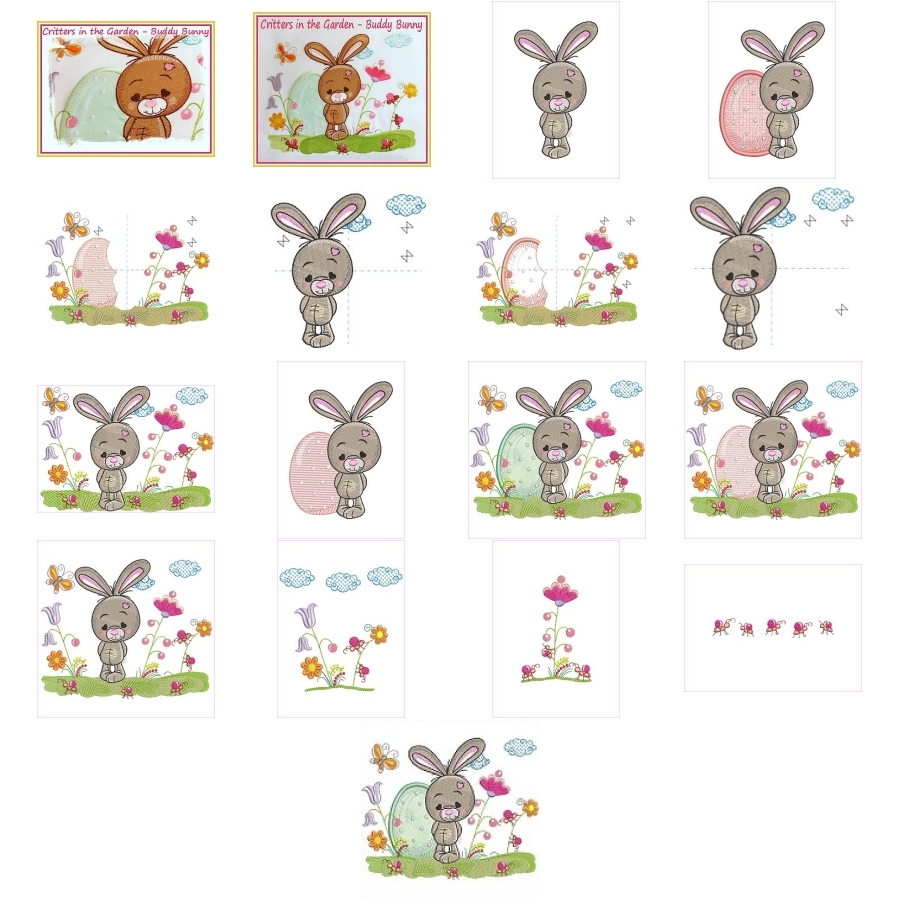 Critters in the Garden - Buddy Bunny  