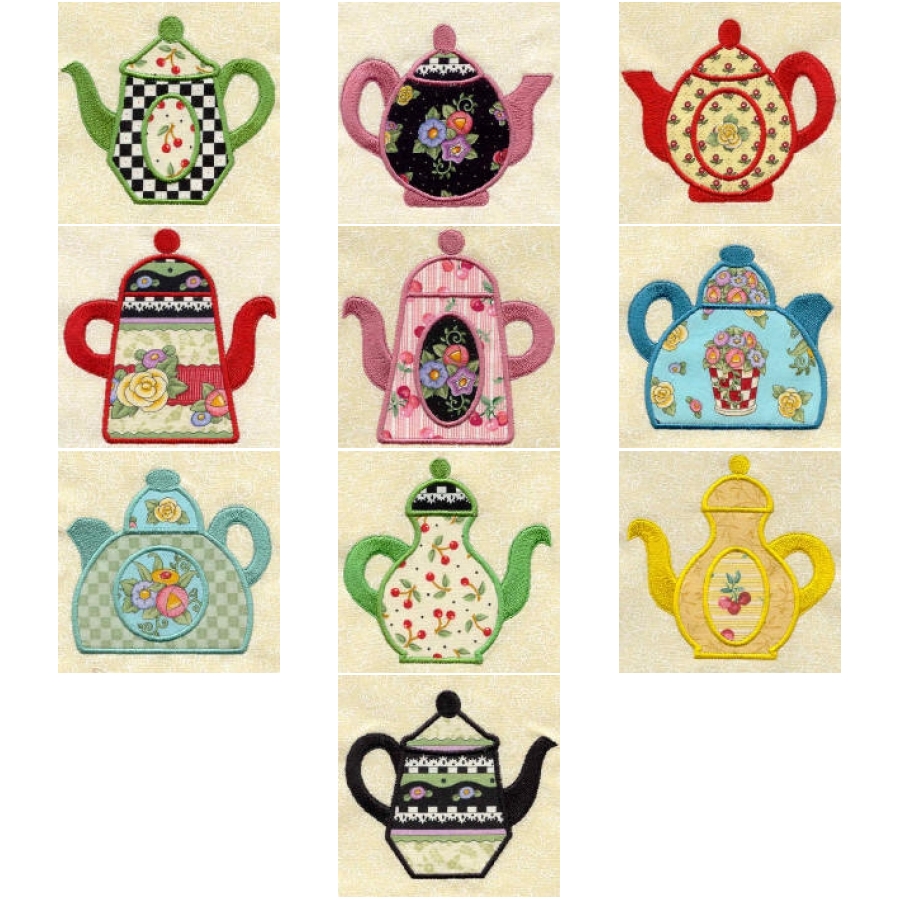 Tea Time Applique