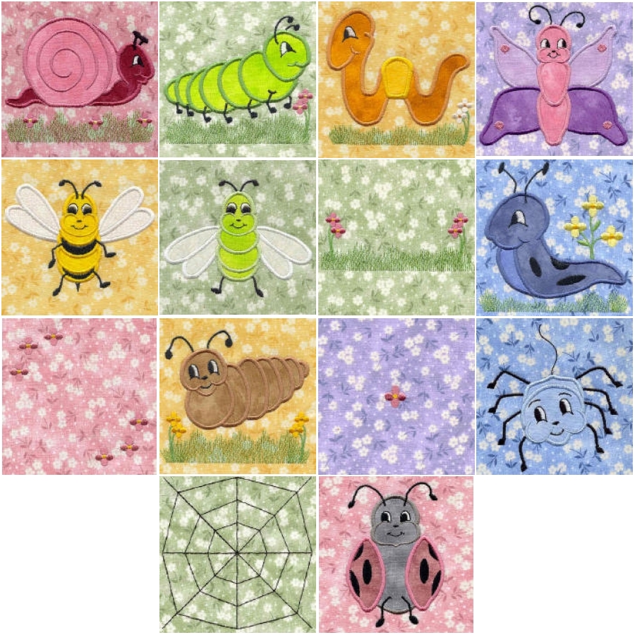 Bugsy And Buddies Applique