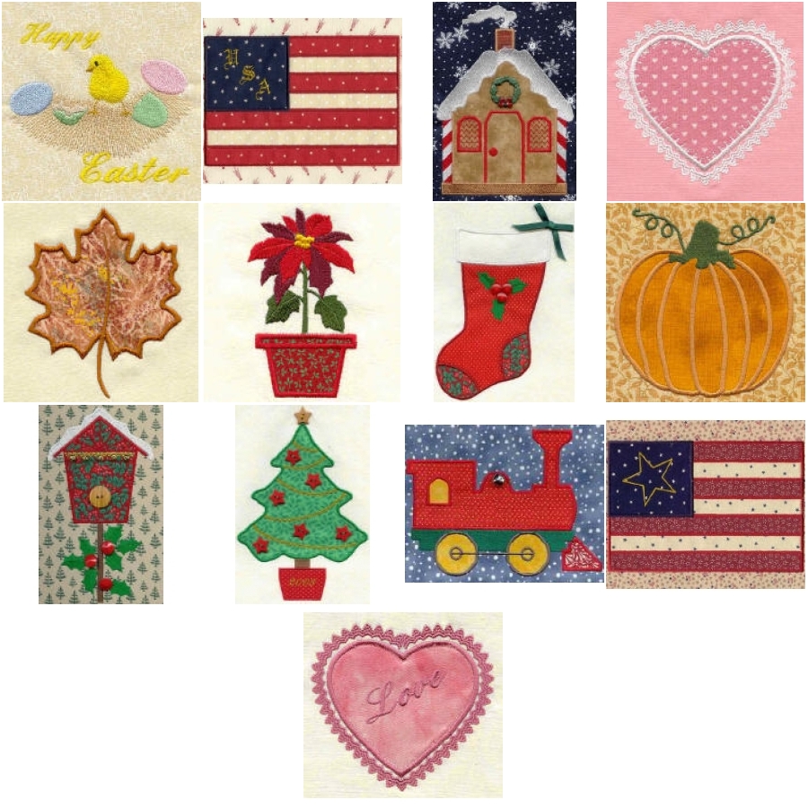 Holiday Applique Sampler
