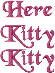 Here Kitty Kitty
