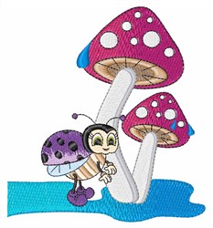 Ladybug and Mushroom 3