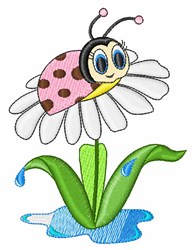 Ladybug And Flower 2