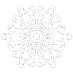 Snowflake Motif Outline