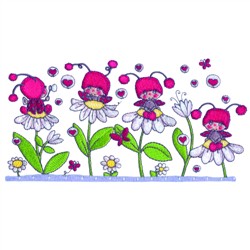 Flowers & Ladybugs