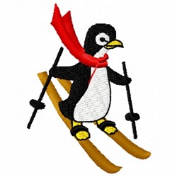 Skiing Penguin