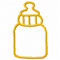 Baby Bottle Applique