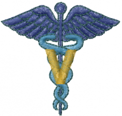 Blue Medical Symbol
