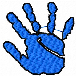 Blue Baby Hand
