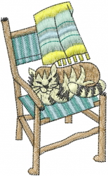 Cat In Chair