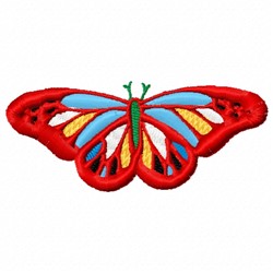 Red Fancy Buttefly