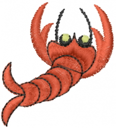 Cute Cartoon Lobster