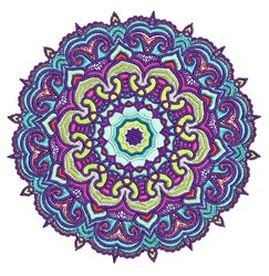 Mandala Purples