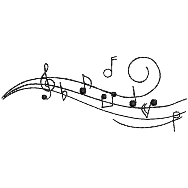Musical Instruments with Notes-3