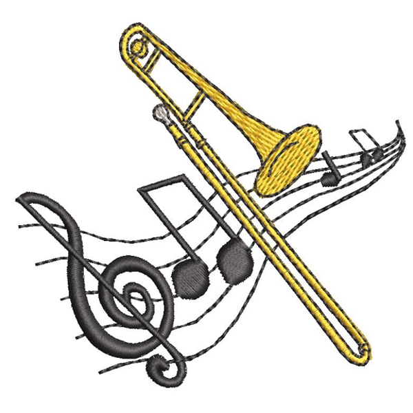 Trombone With Notes