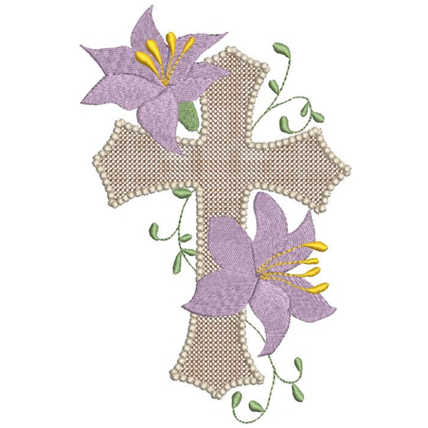 Cross and Lillies