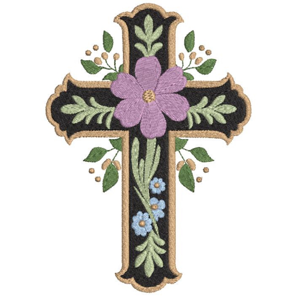 Floral Cross
