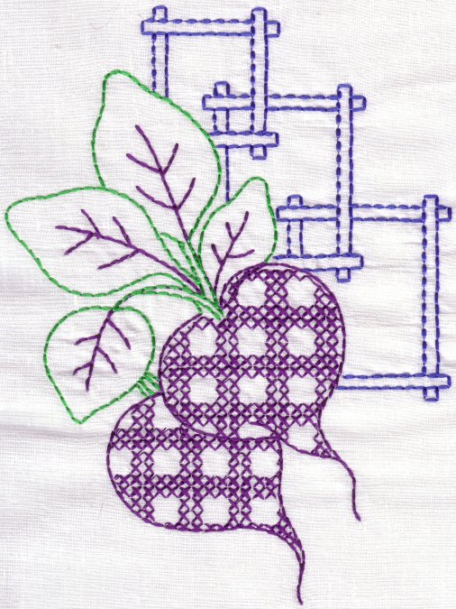 Cross Stitch Fancy Fruit And Vegetables-3