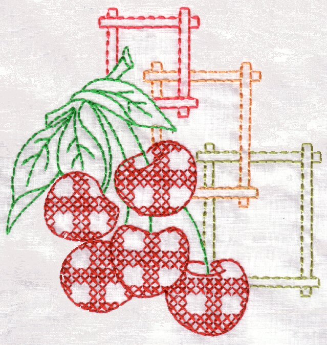 Cross Stitch Fancy Fruit And Vegetables-6