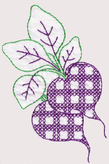 Cross Stitch Fancy Fruit And Vegetables-7