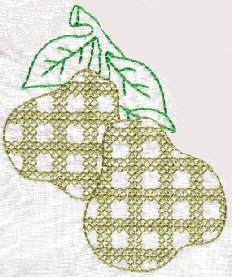 Cross Stitch Fancy Fruit And Vegetables-10